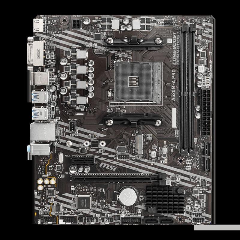 Kit Upgrade AMD Ryzen 5 5600G / Placa Mãe MSI A520M-A PRO/ Memoria